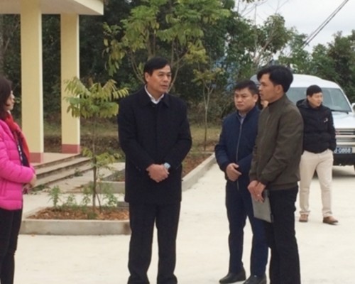 Bí thư Thành ủy Hà Ngọc Giáp làm việc với cấp ủy, chính quyền xã Chu Trinh