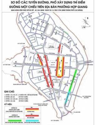 Thành phố: Thí điểm phương án giao thông một chiều đối với 4 tuyến đường địa bàn phường Hợp Giang