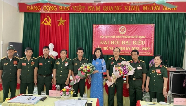 Đại hội đại biểu Cựu chiến binh phường Duyệt Trung lần thứ VII, nhiệm kỳ 2022 - 2027