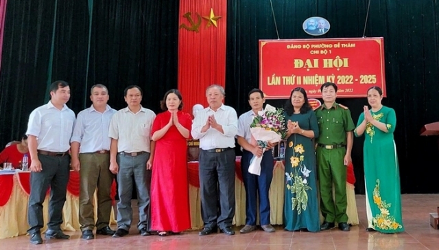 Chi bộ tổ 1, phường Đề Thám tổ chức Đại hội nhiệm kỳ 2022-2025