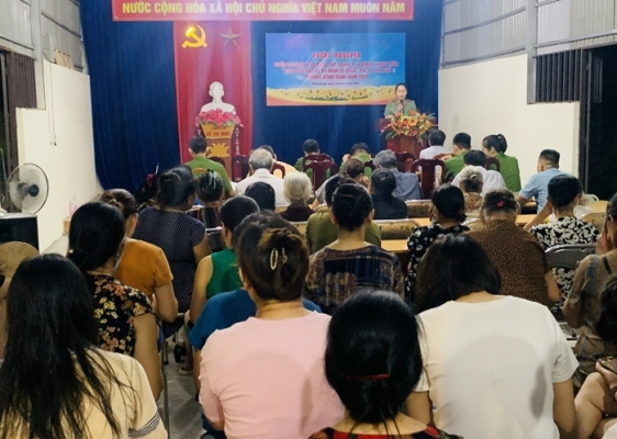 Hội nghị triển khai phát động đợt tập trung thực hiện phong trào “Toàn dân bảo vệ an ninh Tổ quốc” tại các tổ dân phố phường Sông Bằng