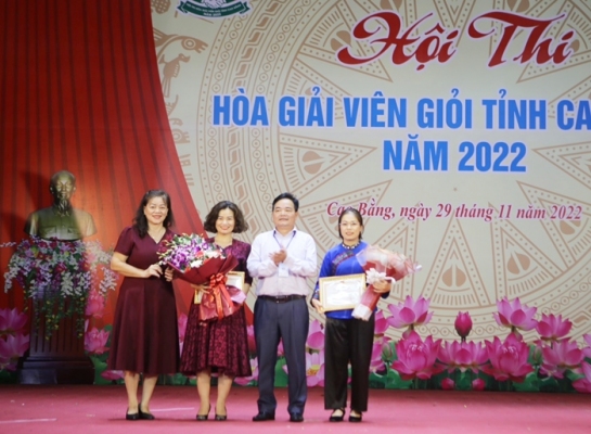 Thành phố Cao Bằng đạt giải nhì Hội thi hòa giải viên giỏi tỉnh Cao Bằng năm 2022