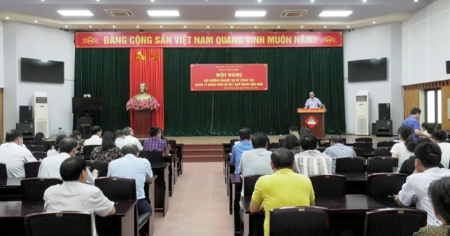 Thành ủy Cao Bằng: Bồi dưỡng nghiệp vụ về công tác quản lý đảng viên và phát triển đảng viên năm 2023