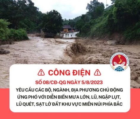 Thành phố Cao Bằng triển khai các biện pháp ứng phó với mưa lớn, lũ quét, sạt lở đất
